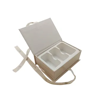 Chinese Manufacturer Wholesale Printed Paper Gift Box with Ribbon